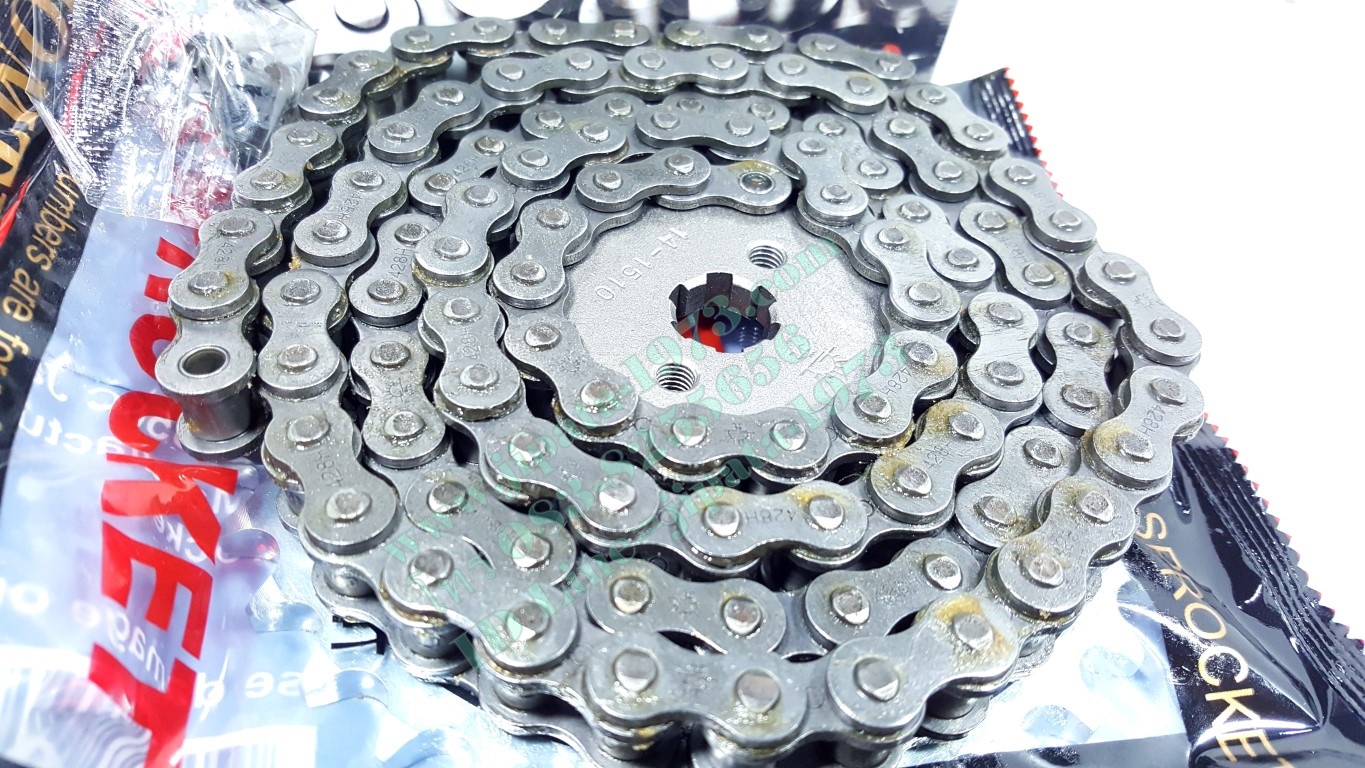 (Wave 125) ชุดโซ่ข้อหนาและสเตอร์ Wave 125,Wave 110 i ยี่ห้อ พระอาทิตย์ 34 ฟัน