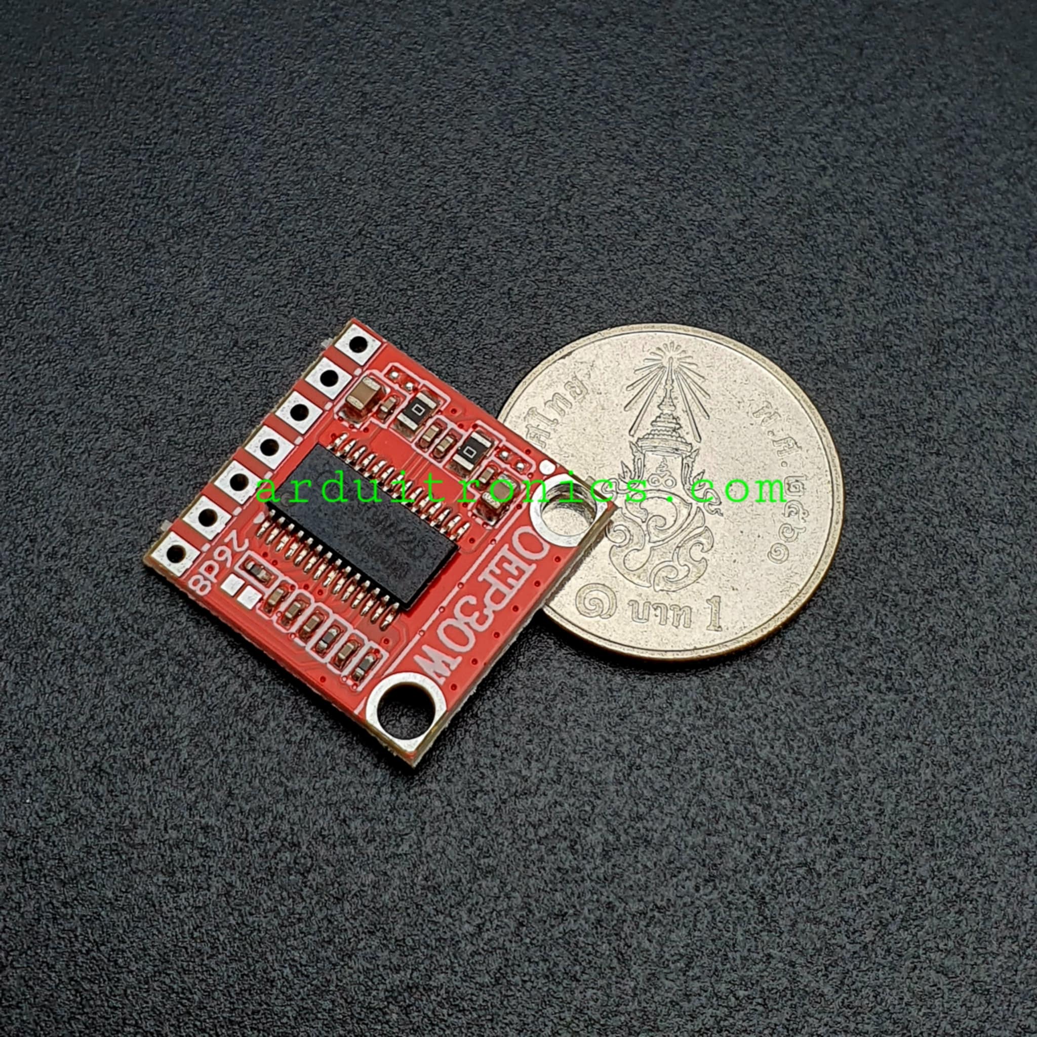 โมดูลขยายเสียง 35W OEP30W Mono Digital Power Amplifier Class D 8-24V