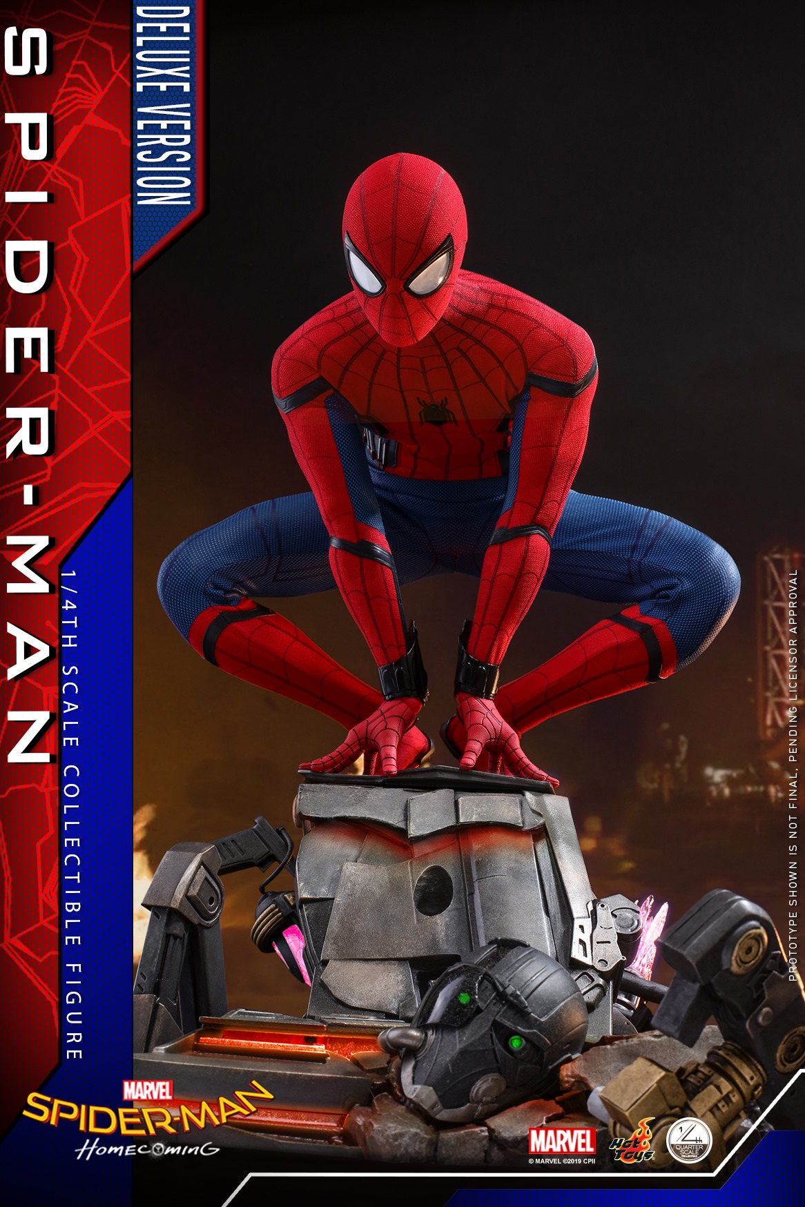 "Pre-Order" Hot Toys Spider-Man: Homecoming - 1/4th scale Spider-Man Collectible Figure (Deluxe Version)