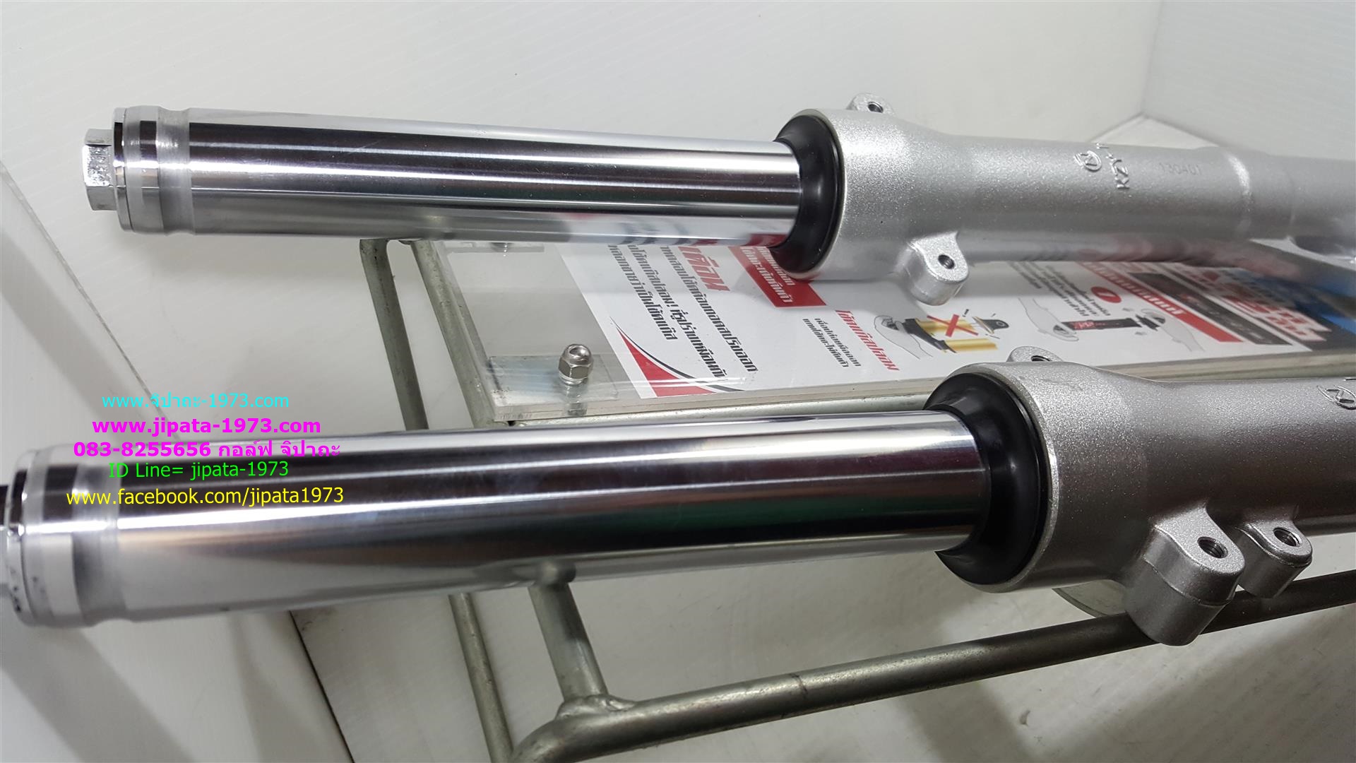 (PCX 125,150) ชุดโช้คอัพหน้า Honda PCX 150 สีบรอนซ์ แท้