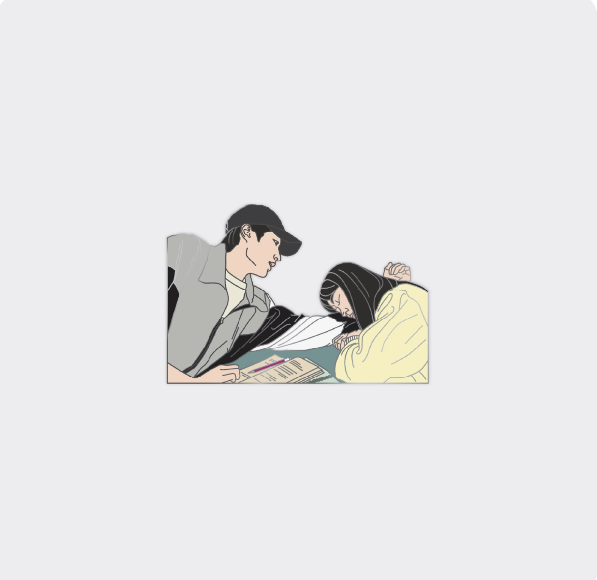ของสะสมซีรีย์ Lovely Runner -LOVELY RUNNER POP-UP STORE OFFICIAL MD - METAL BADGE