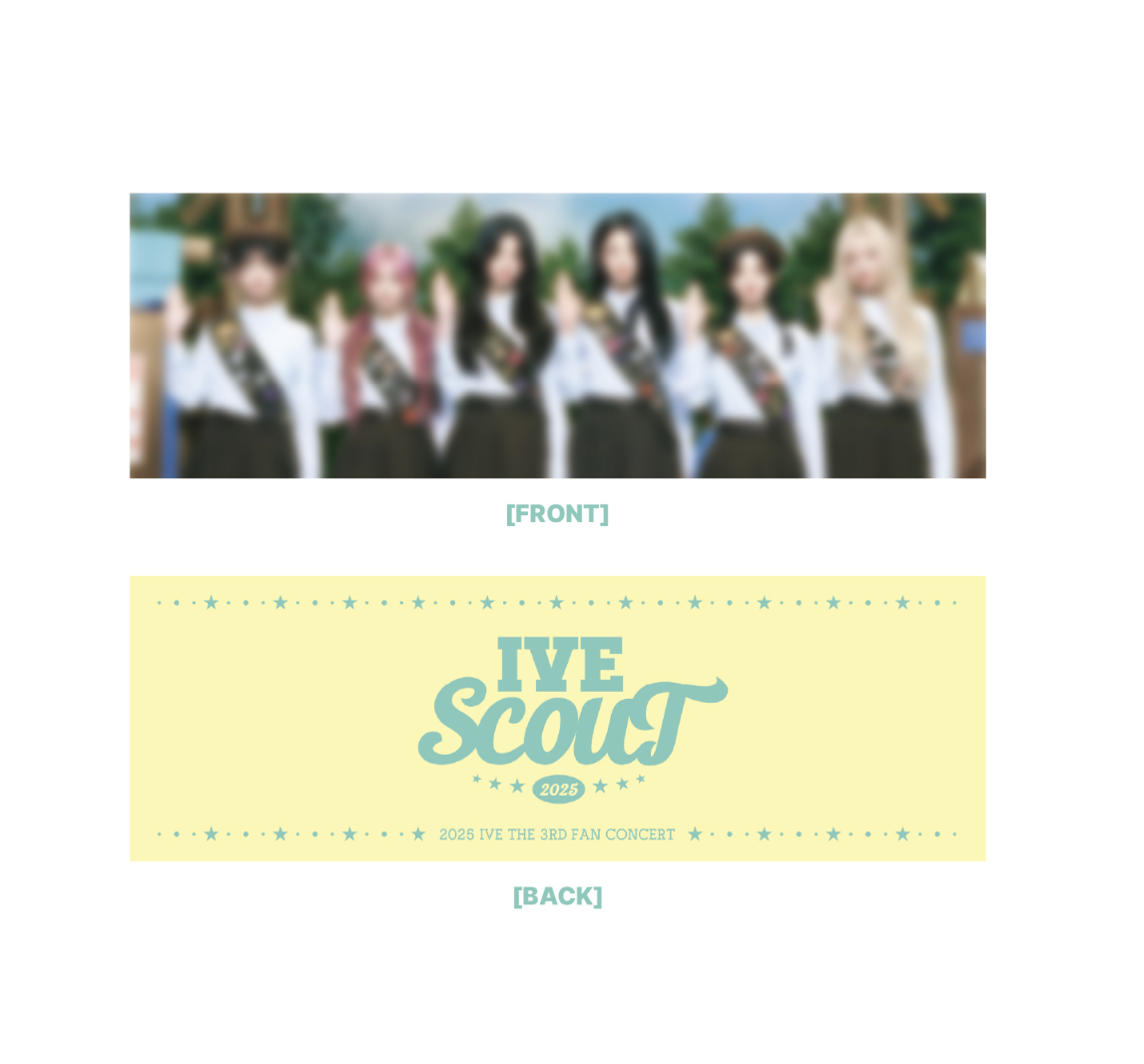 IVE -2025 IVE THE 3RD FAN CONCERT ＜IVE SCOUT＞ OFFICIAL MD - Photo slogan