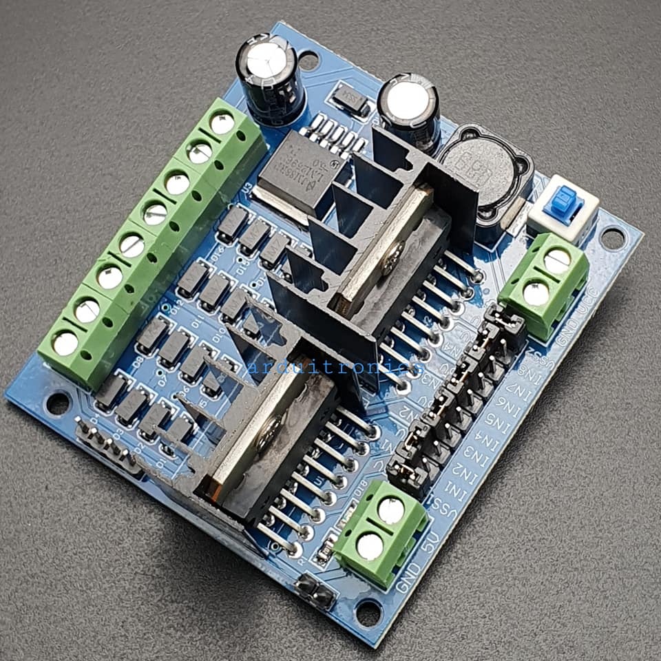 L298N โมดูลขับมอเตอร์ 4 ช่อง L298N Motor Drive Module V2