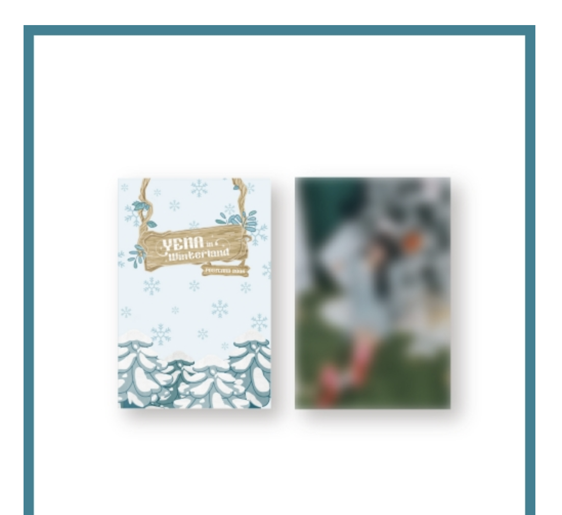 YENA - OFFICIAL MD [YENA in WINTERLAND] ของสะสม - POSTCARD BOOK