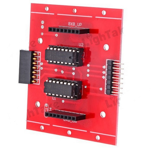 LED Dot Matrix Driver Module for LED Dot Matrix 8x8 ขนาด 60mm x 60mm