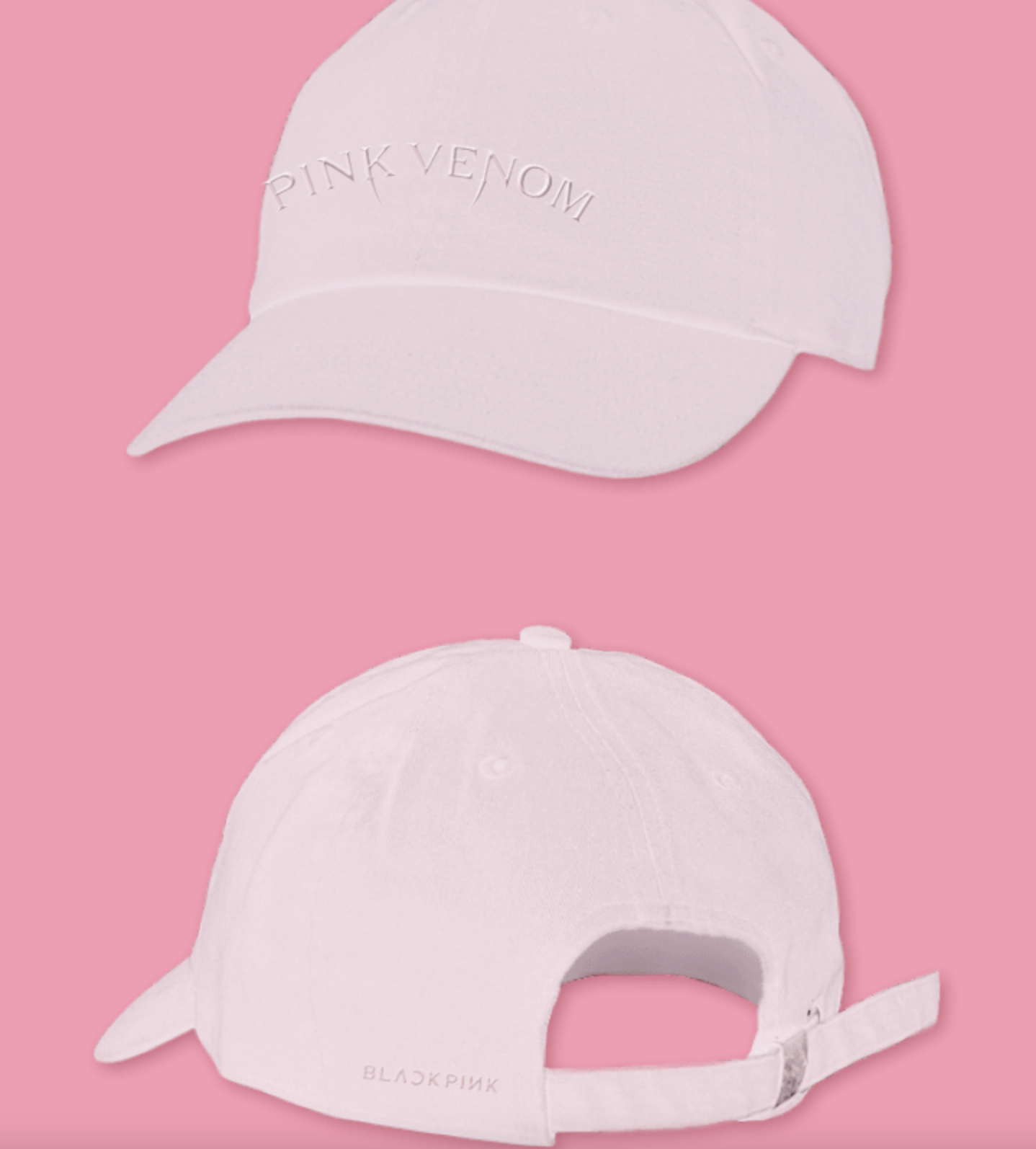 BLACKPINK -Pink Venom] Official Merch -Ball cap ระบุ สี ที่ต้องการ