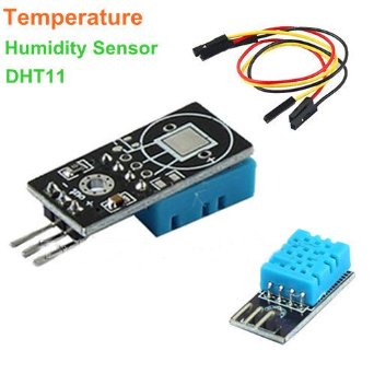 Temperature Sensor (DHT11) Module with PCB Plate + Free Cable