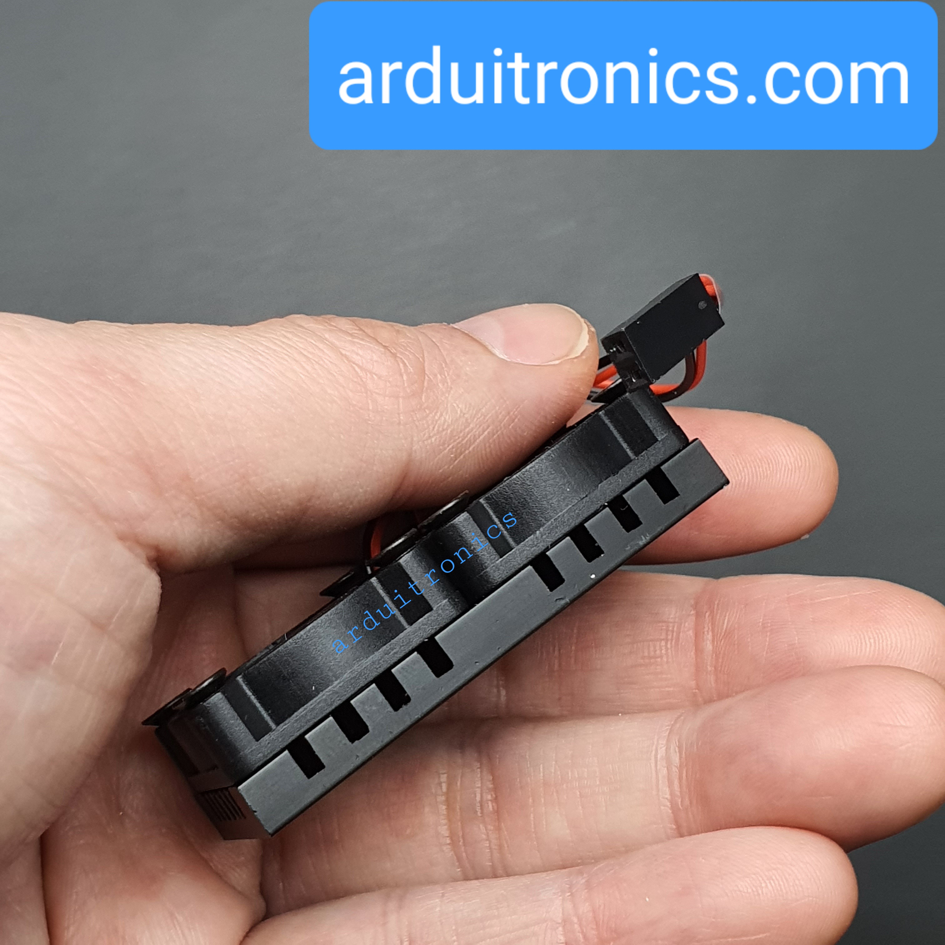 Dual Fan with built-in Dual Heat Sink Base for Raspberry Pi 4B/3B+/3B (แถม Heat Sink เล็กเพิ่มอีก 2 ชิ้น)