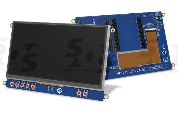 4DCAPE 4.3" LCD Touch screen