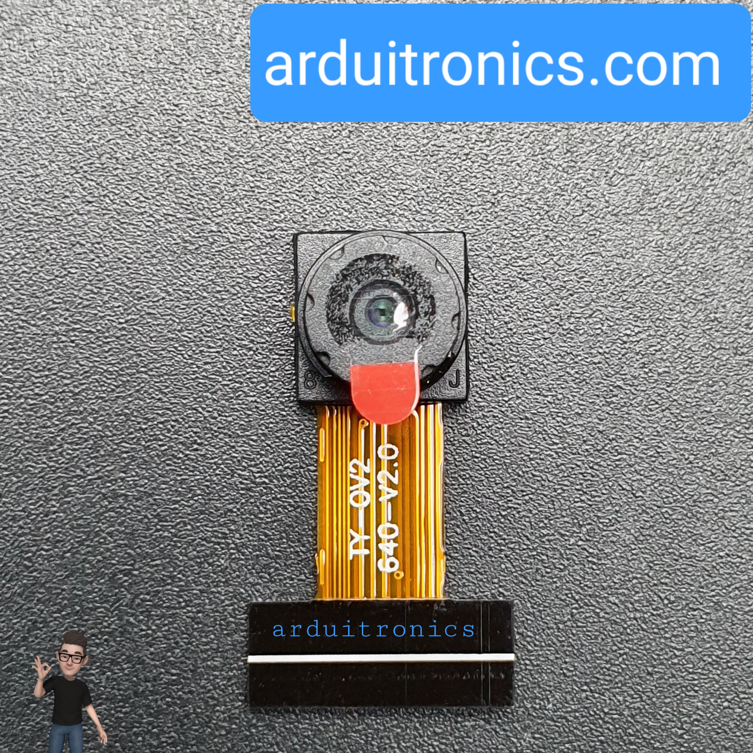 ESP32-CAM Camera Module Development Board with Expansion Board (Camera Module OV2640)