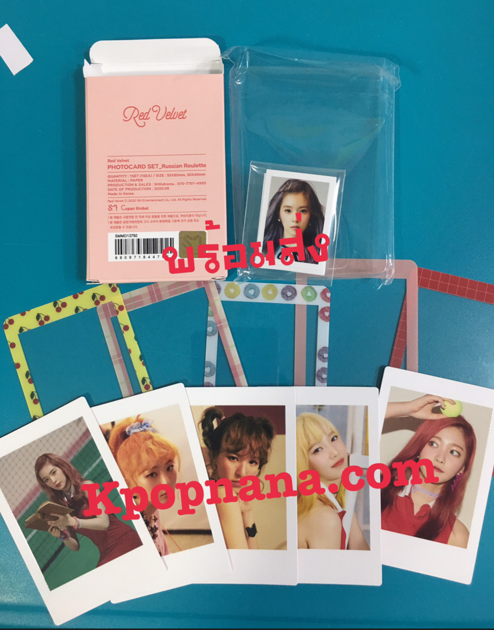 Red Velvet -Red Velvet Loves GOOD LUCK TROLLS Pop-up Store Goods - Photocard Set แบบ Russian Roulette พร้อมส่ง - ติดจอง รอโอนเงิน