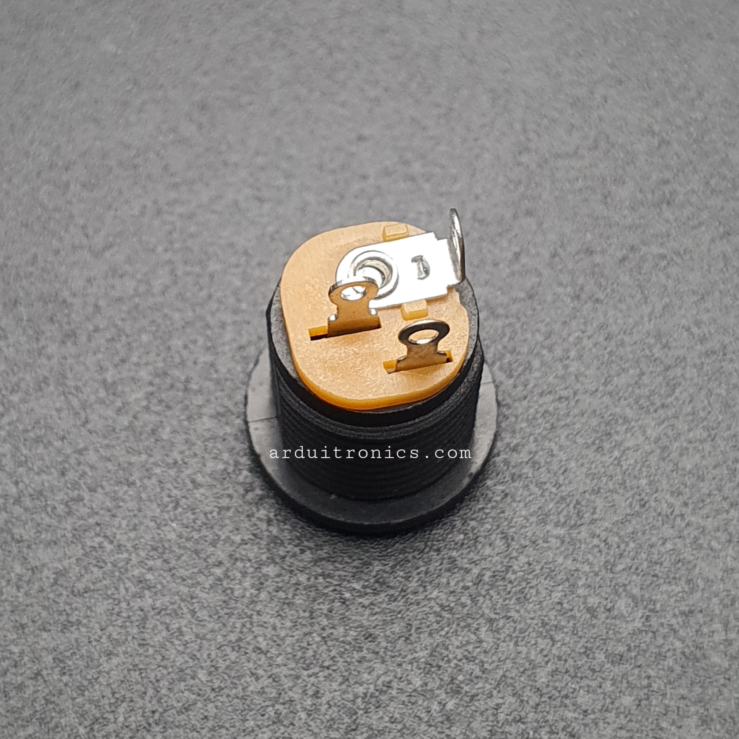 DC-022 Power Outlet DC Block 5.5 x 2.5mm Power Female Socket สีดำ 3 ขา