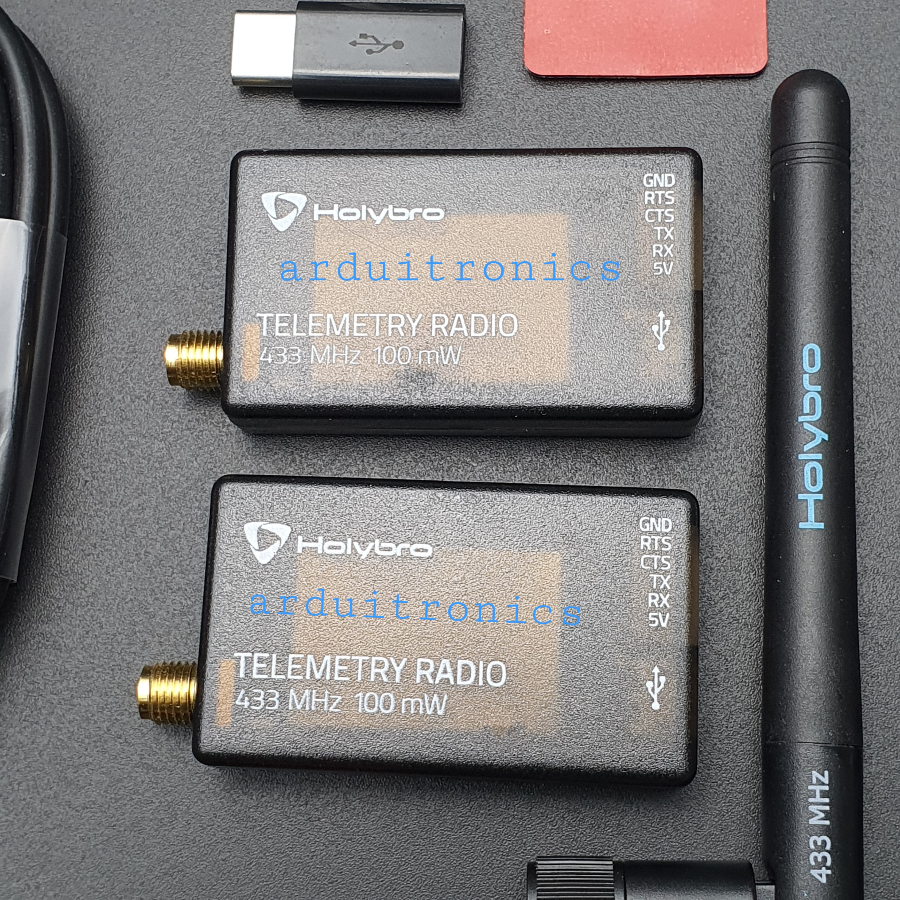 Holybro SiK Telemetry Radio V3 - 100mW 433MHz (Pixhawk Radio Telemetry Kit)