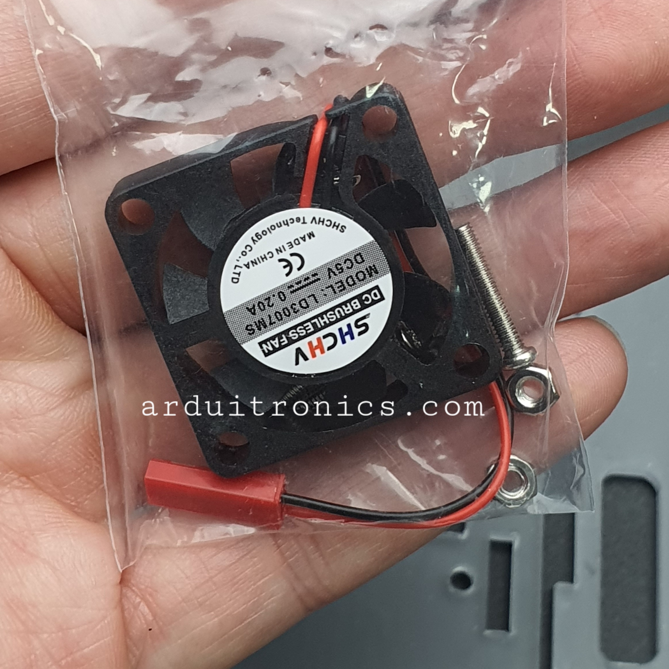 Raspberry Pi 5 Acrylic Case สีใส + cooling fan