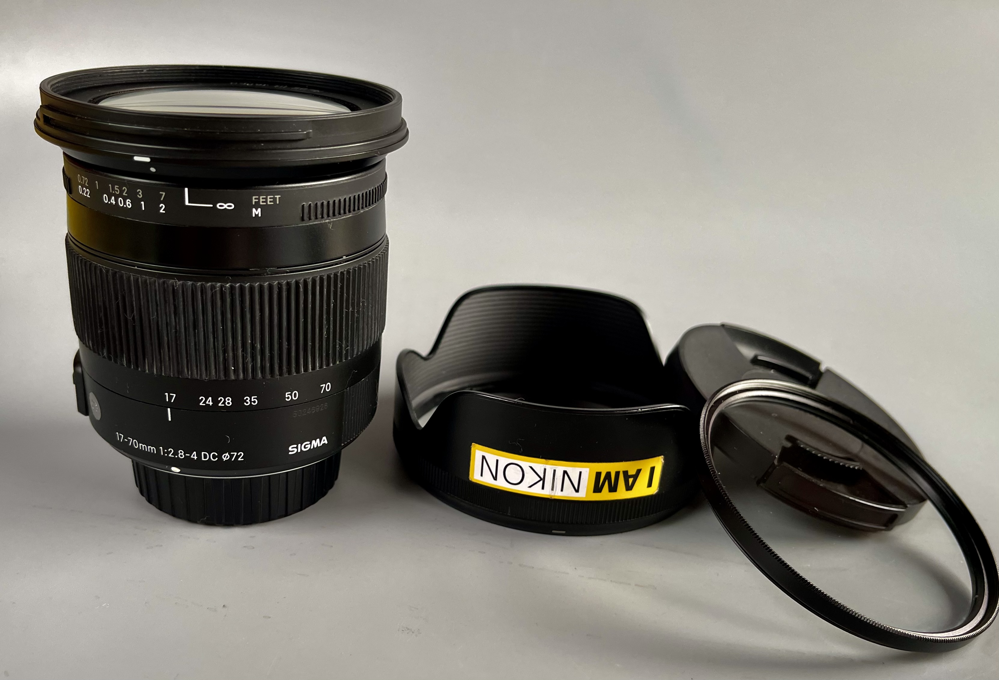 Lens Sigma 17-70mm f/2.8-4.0 DC Macro OS HSM(C) For Nikonสภาพดี