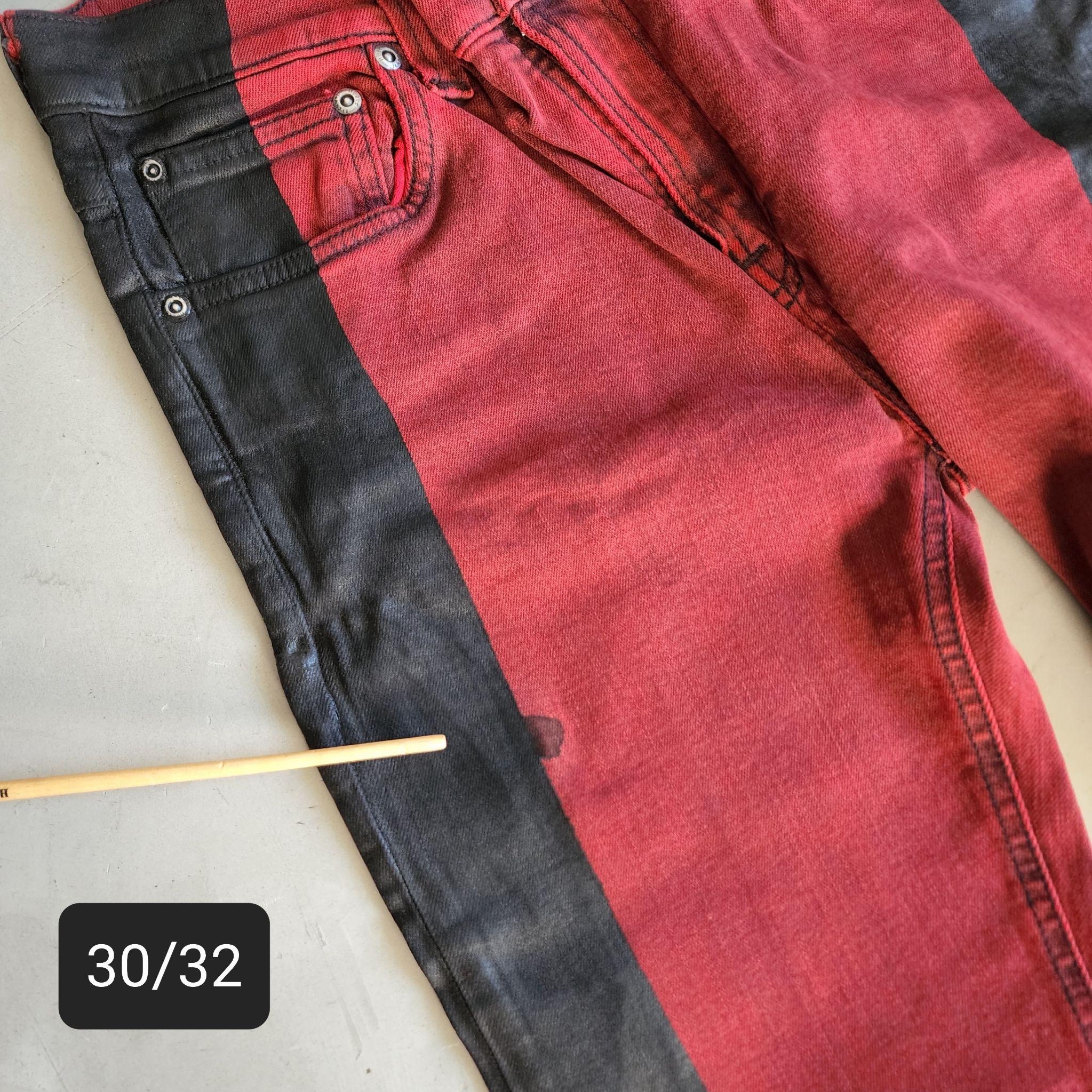 [DEFECT] High Kai Org. Black Stripe ยีนส์สกินนี่เอวสูง Nudie Jeans ของแท้ 100%