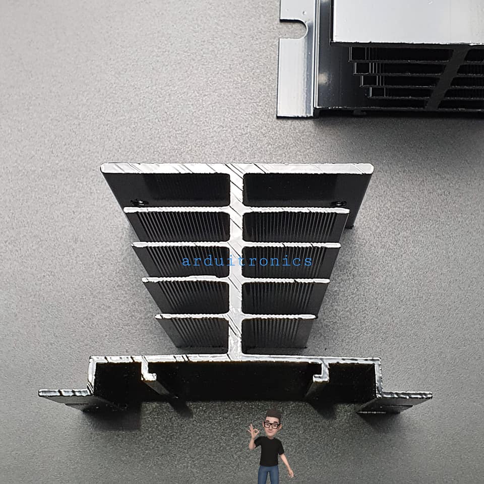 Heat Sink (สีดำ) สำหรับใช้กับ Fotek Solid State Relay (จำนวน 1 ชิ้น)