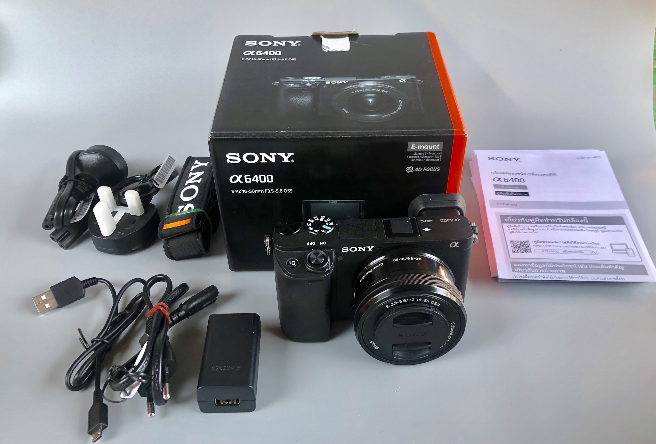 Sony A6400 + Lens Kit 16-50 f3.5-5.6 สภาพเหมือนใหม่