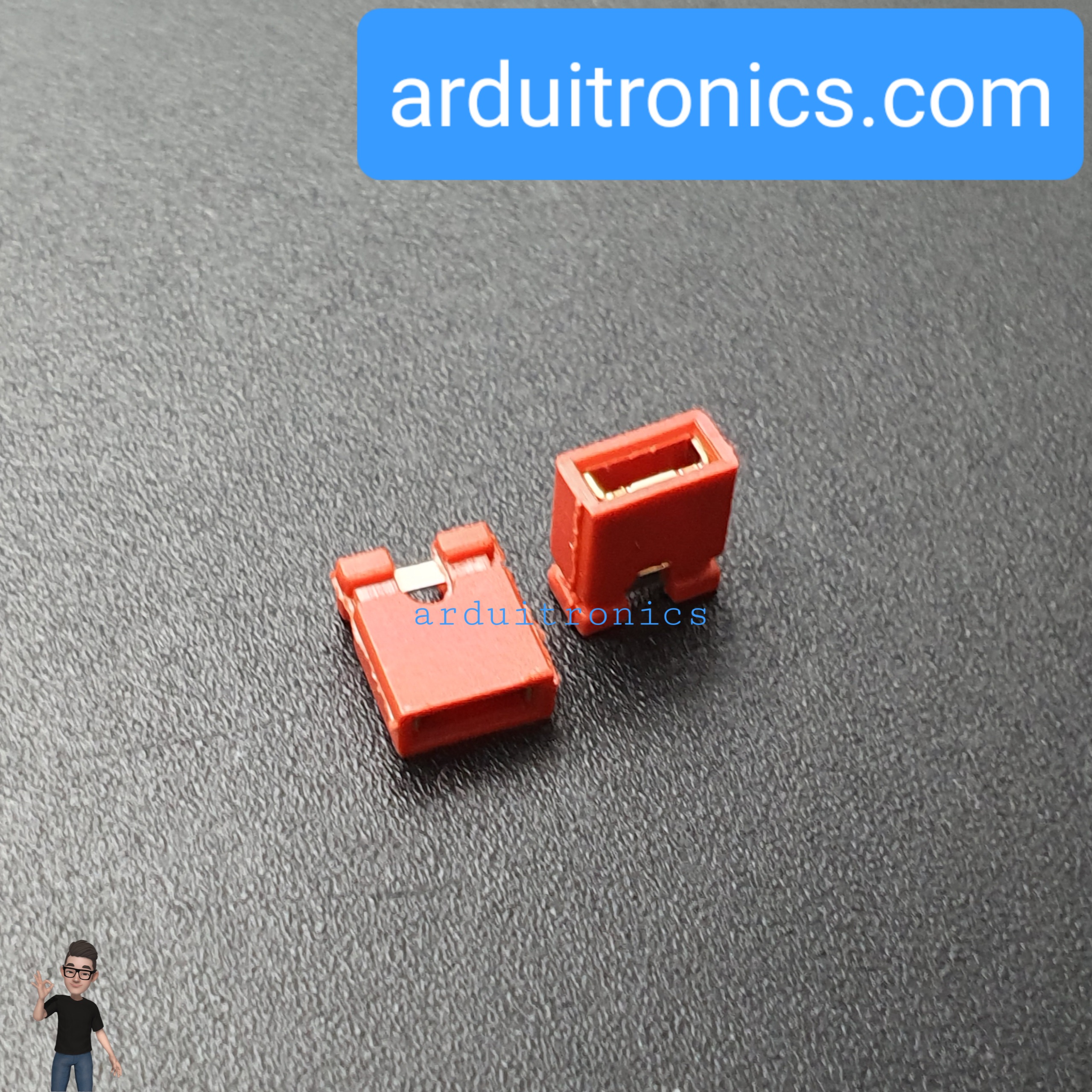 Pin Jumper - 2 Pin (ปลายเปิด สีแดง)