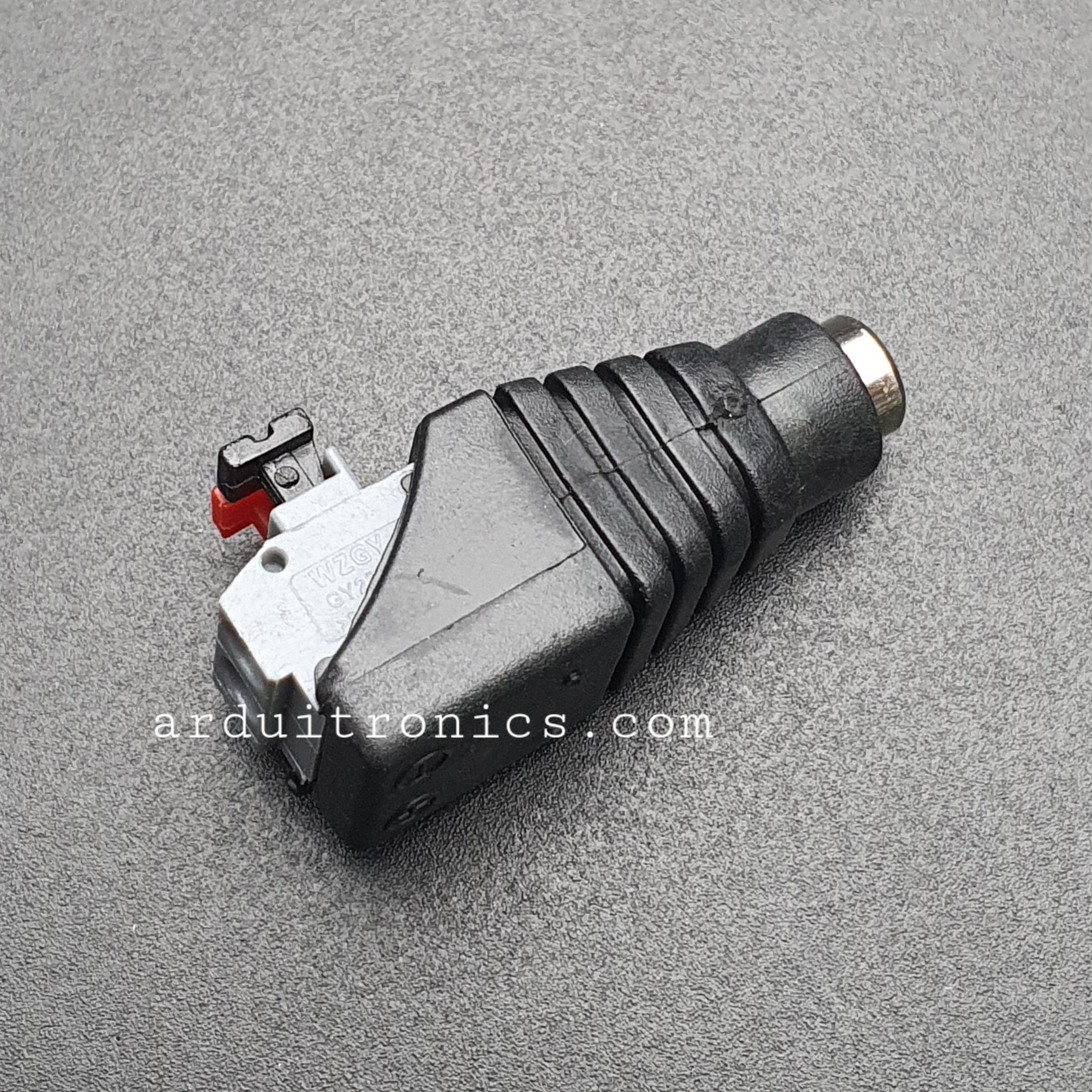 DC Power Connector DC Jack หัวแจ็ค ตัวเมีย Female Adapter Jack Plug 5.5 x2.1 mm ขนาดพอดีกับหัว Jack Arduino ไม่ต้องบัดกรี