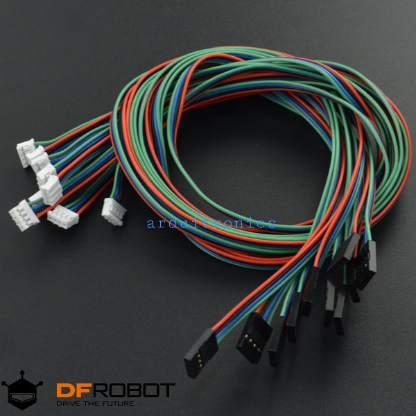 Gravity: 4Pin I2C/UART Sensor Cable for Arduino - 50cm (10 Pack) - แท้จาก DFRobot