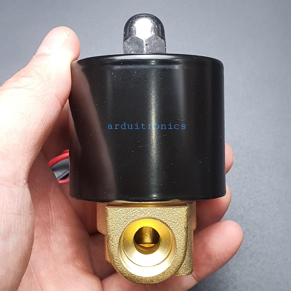 โซลินอยกระด้าง (Solenoid Valve ปกติปิด) 3 หุน (3/8 ") 12V - ยี่ห้อ Senya 2W-040-10