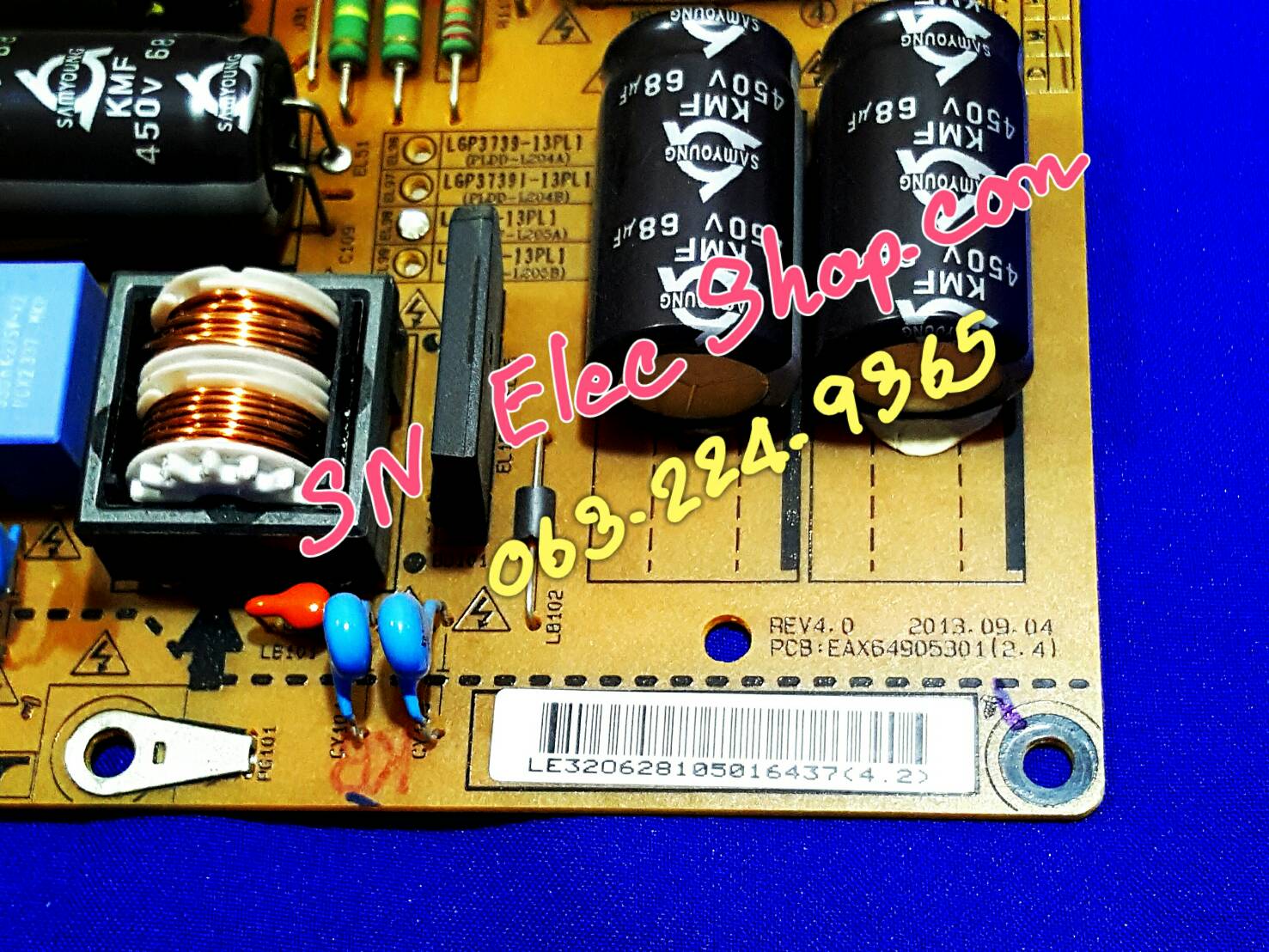 บอร์ดซัพพลาย LG : 42LN5400 EAY62810501