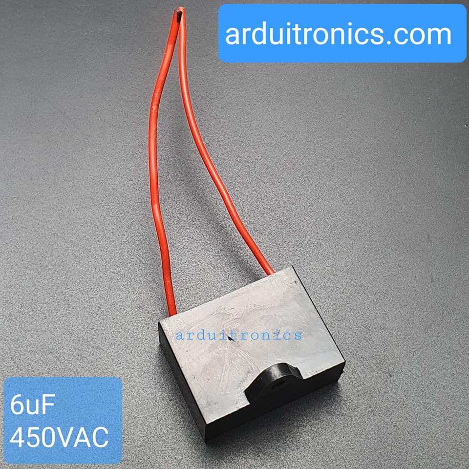 Fan Capacitors คาปาซิเตอร์พัดลม C พัดลม ตัวเก็บประจุพัดลม 450V 6 uF