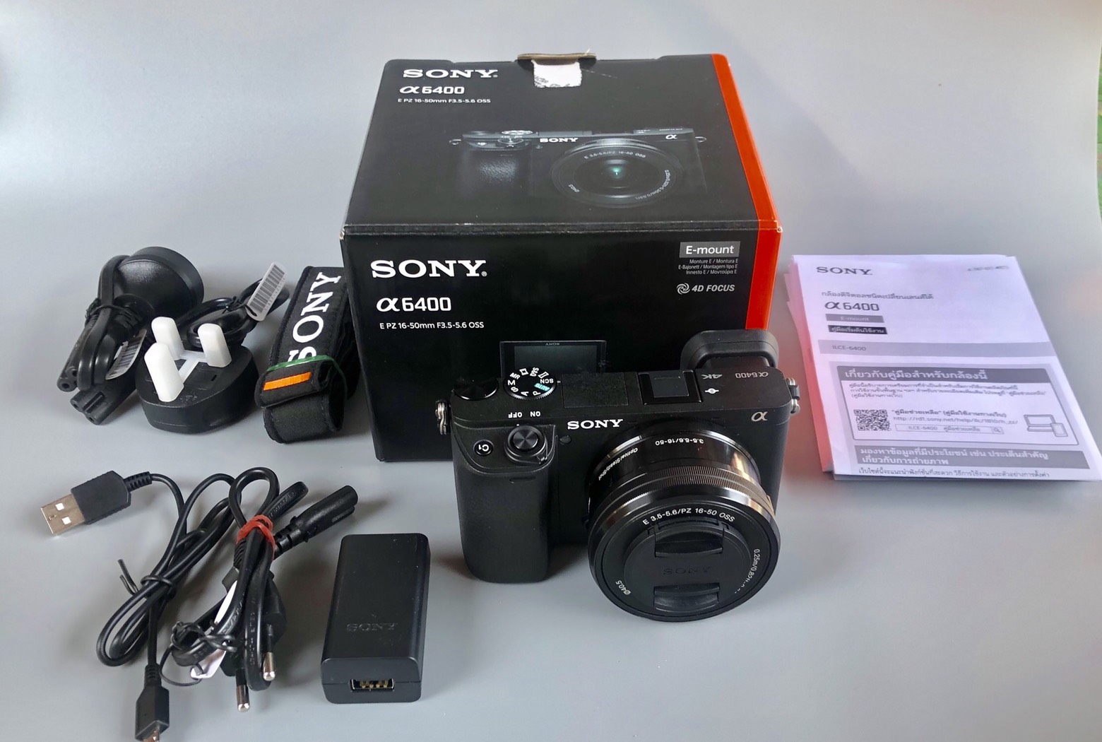 Sony A6400 + Lens Kit 16-50 f3.5-5.6 ประกันศูนย์