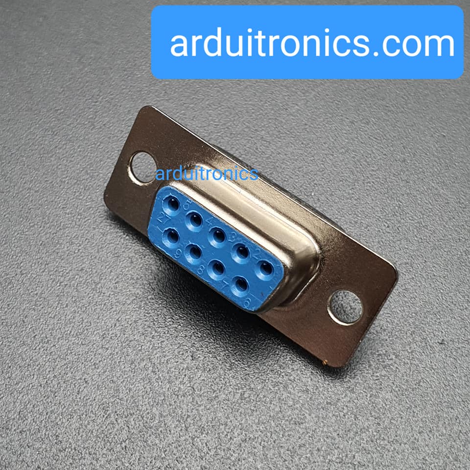 RS232 9 Pin Com Port DB9 Head Female (DB9 เฉพาะหัว ตัวเมีย) จำนวน 1 หัว