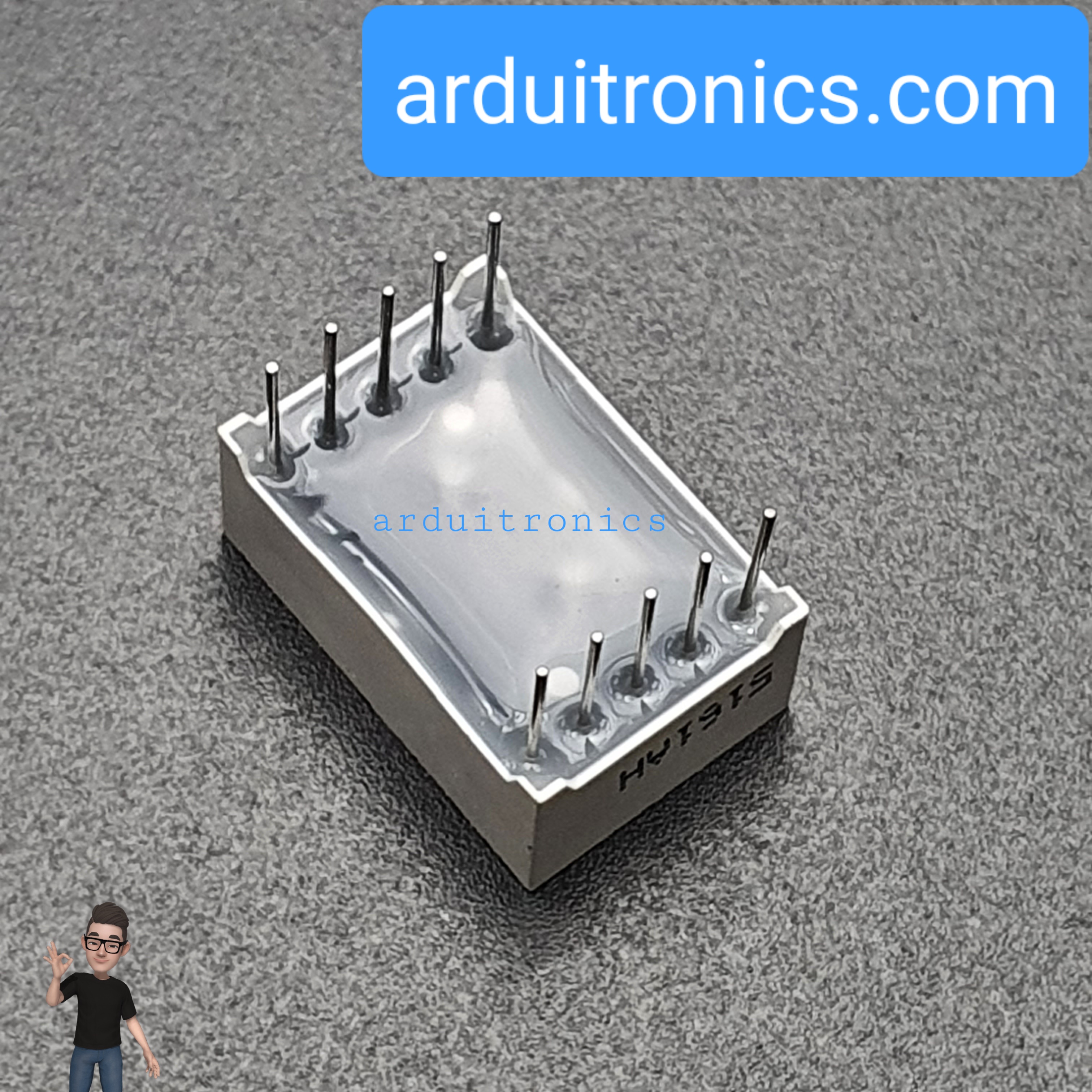 0.56 inch Seven Segment 1 Digit Red (Common Cathode) 12.7 x 19.1 x 8.1mm - 5161AH / 5161AS