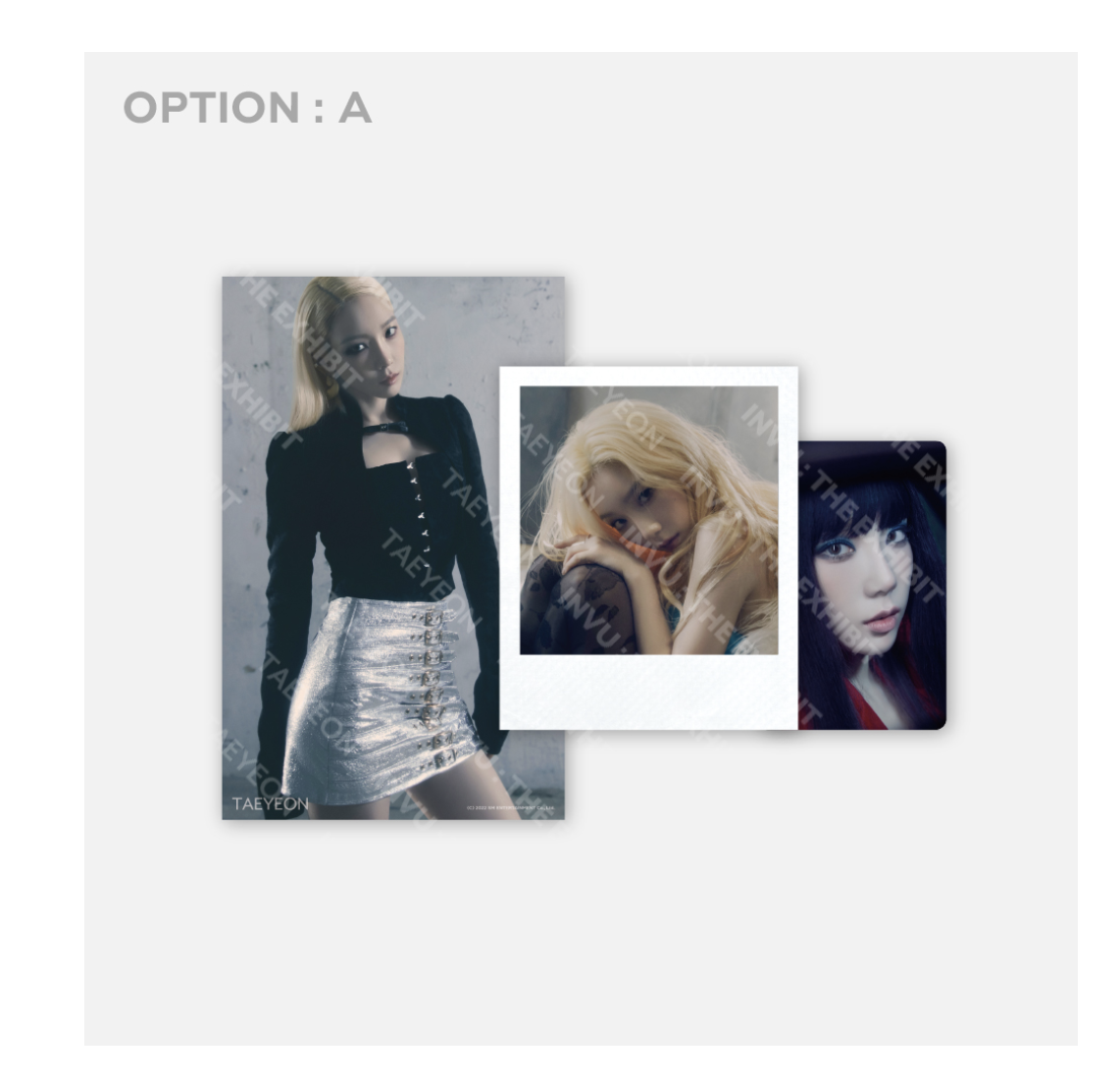 TAEYEON - INVU : THE EXHIBIT - Photo set แบบ A ver