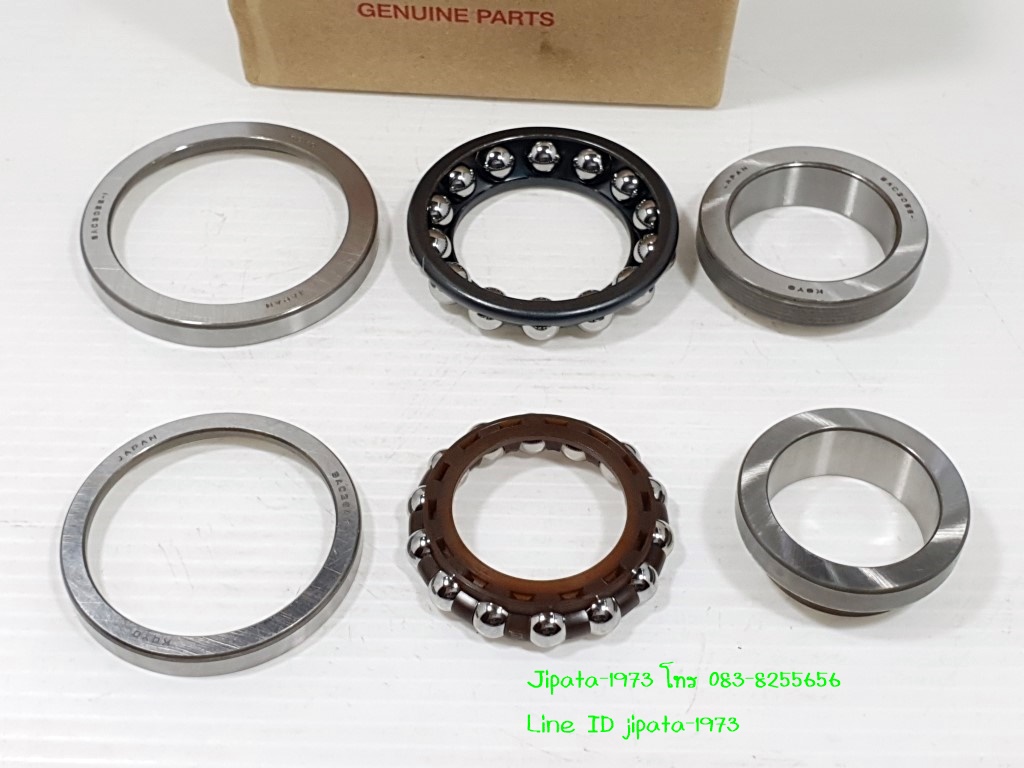 (CBR 250) ชุดลูกปืนถ้วยคอ Honda CBR 250,CBR 300,CB 300F แท้ (ขายเป็นชุด)