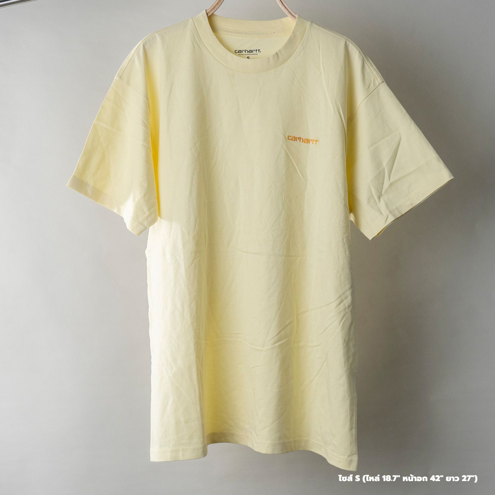 เสื้อยืด Carhartt WIP – Script Embroidery Tee (โปร 3 ตัว 490 บาท ทักไลน์ @pond-shop)