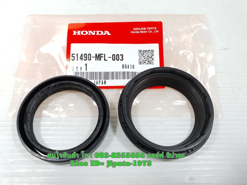 (CRF 250) ซีลโช้คหน้าและซีลกันฝุ่น Honda CRF 250L,CRF 250M,CRF 250 Rally แท้ (ราคาต่อชุด)