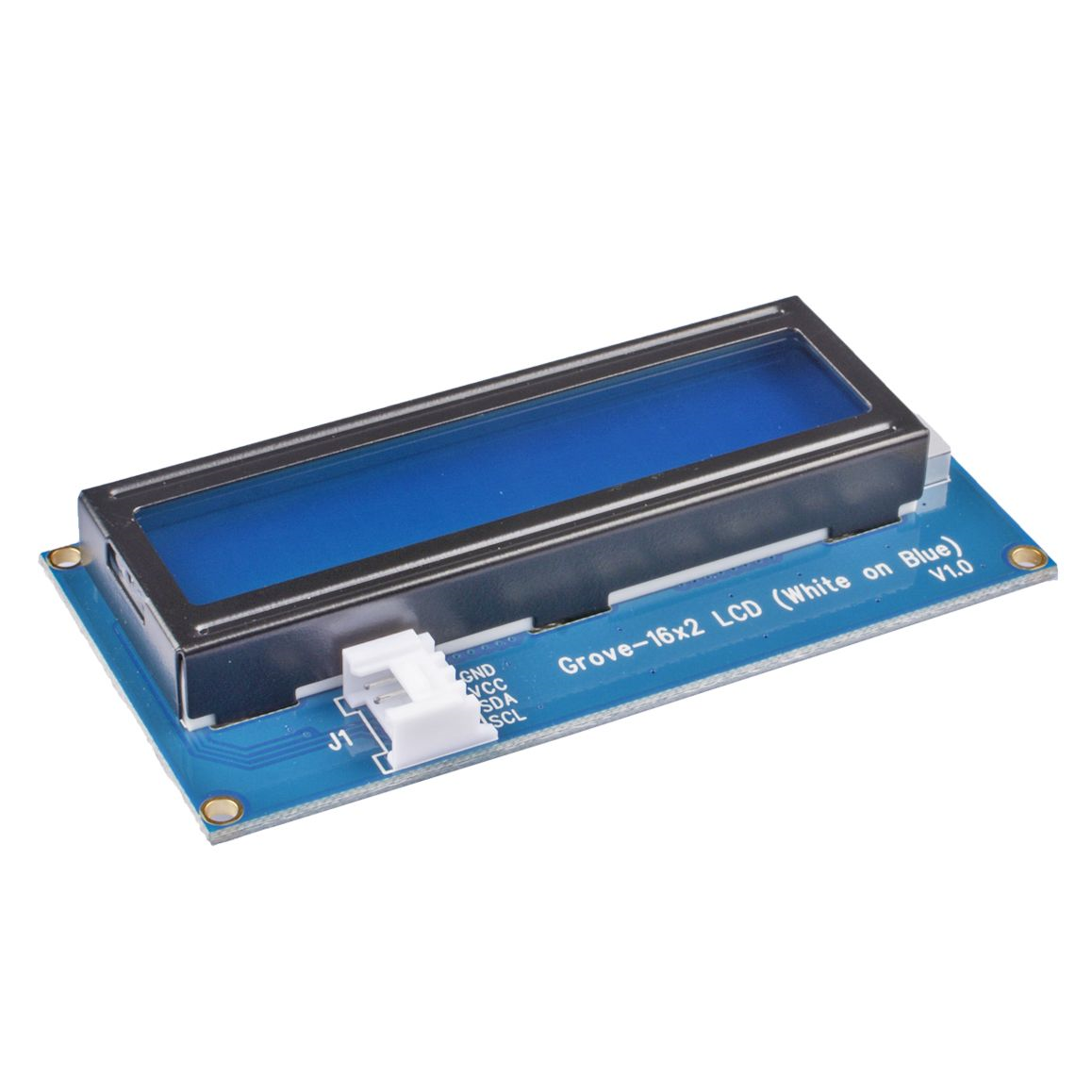 Grove - 16 x 2 LCD (White on Blue) + Grove Cable (ของแท้จาก SeeedStudio, GD)