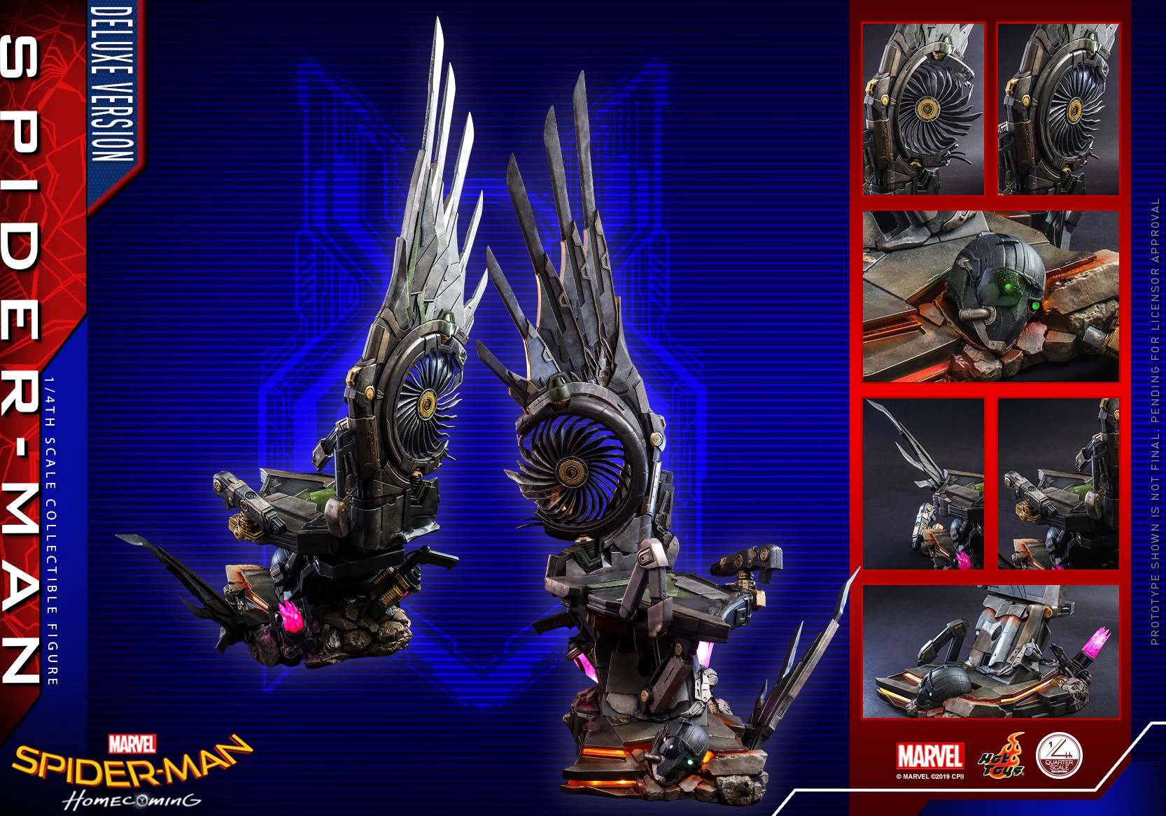 "Pre-Order" Hot Toys Spider-Man: Homecoming - 1/4th scale Spider-Man Collectible Figure (Deluxe Version)