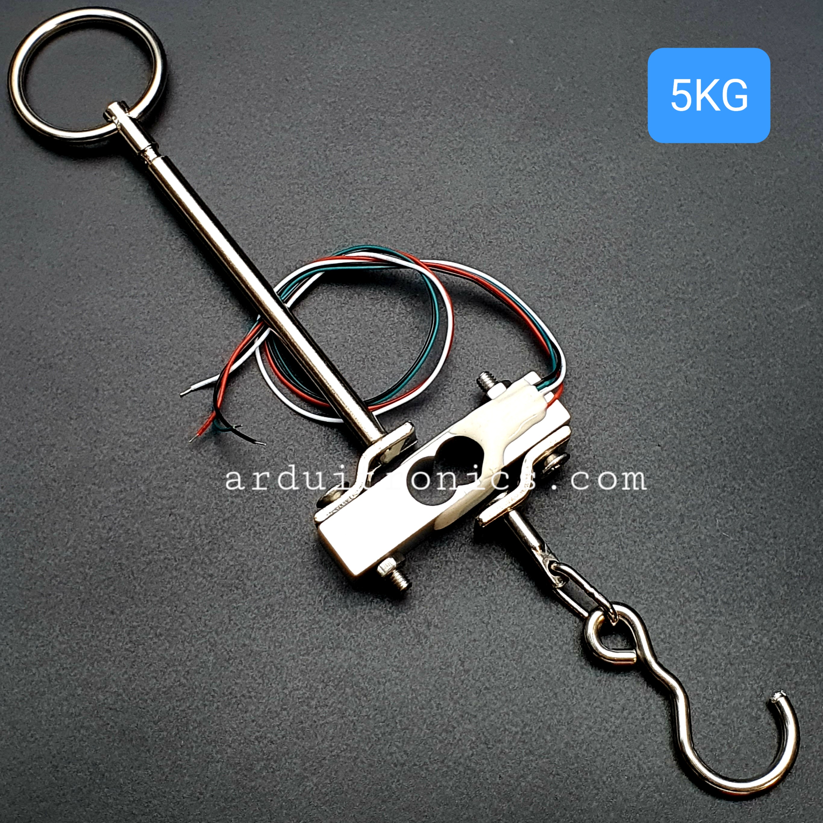 Load Cell - 5kg, Straight Bar with Hook