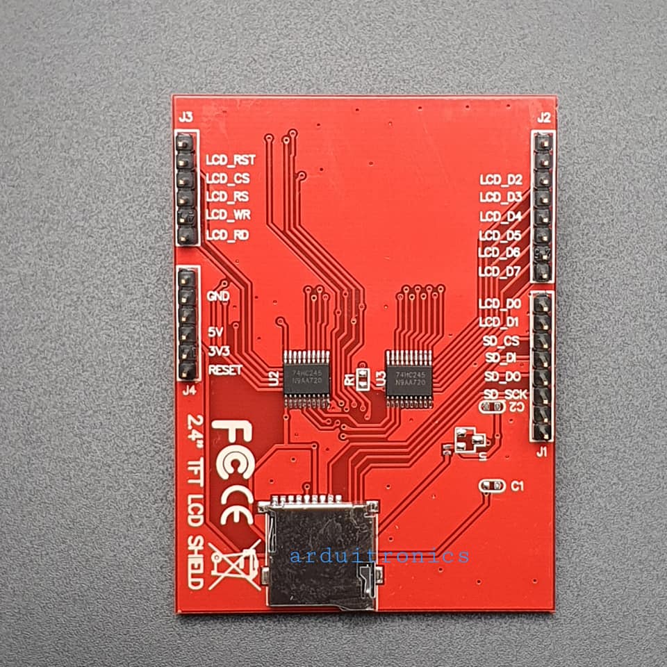 2.4 inch TFT LCD Touch Screen Color Screen Module (SD card) For Arduino UNO