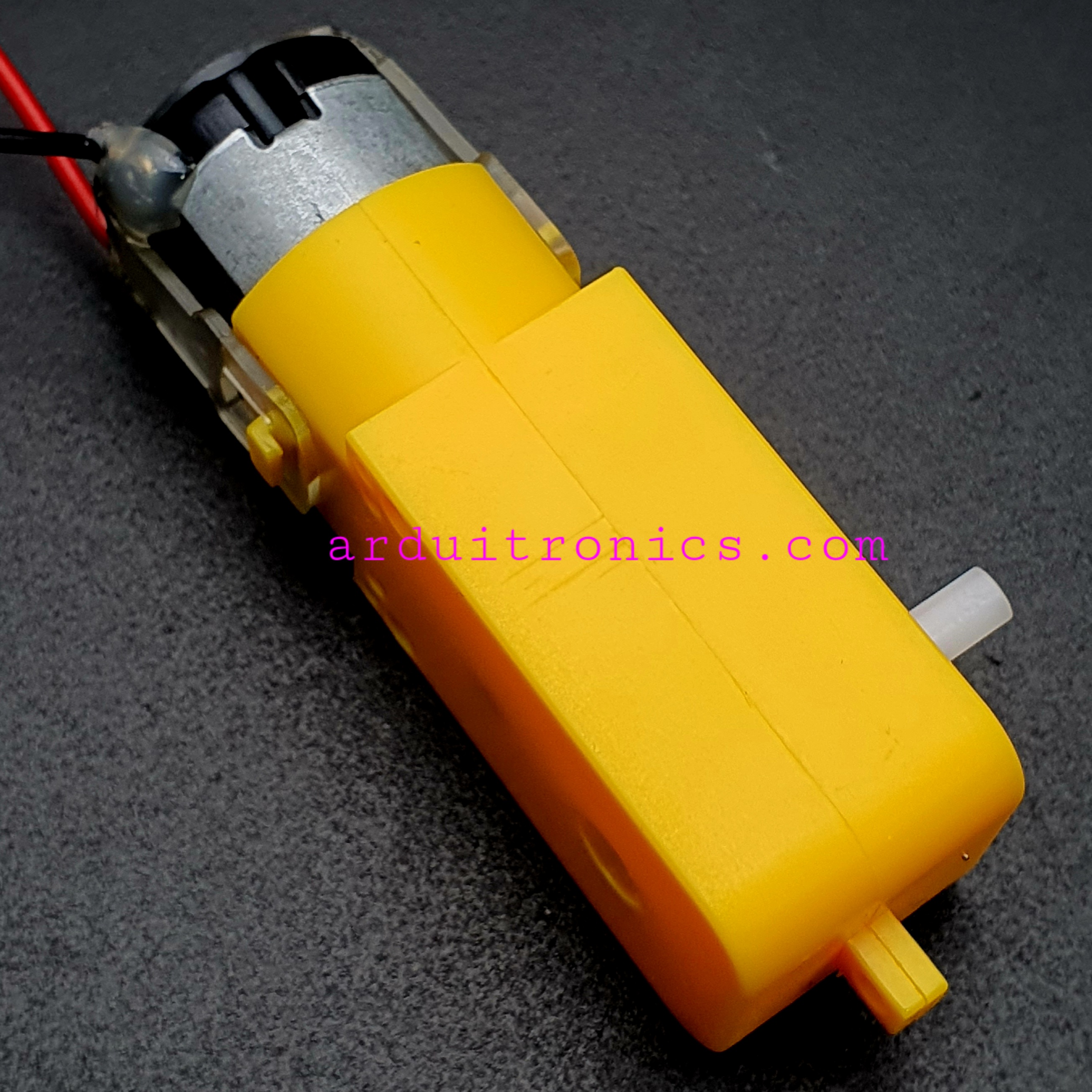 Gear Motor มอเตอร์แกนเดี่ยว (อัตราทด 1:120) พร้อมสายไฟ