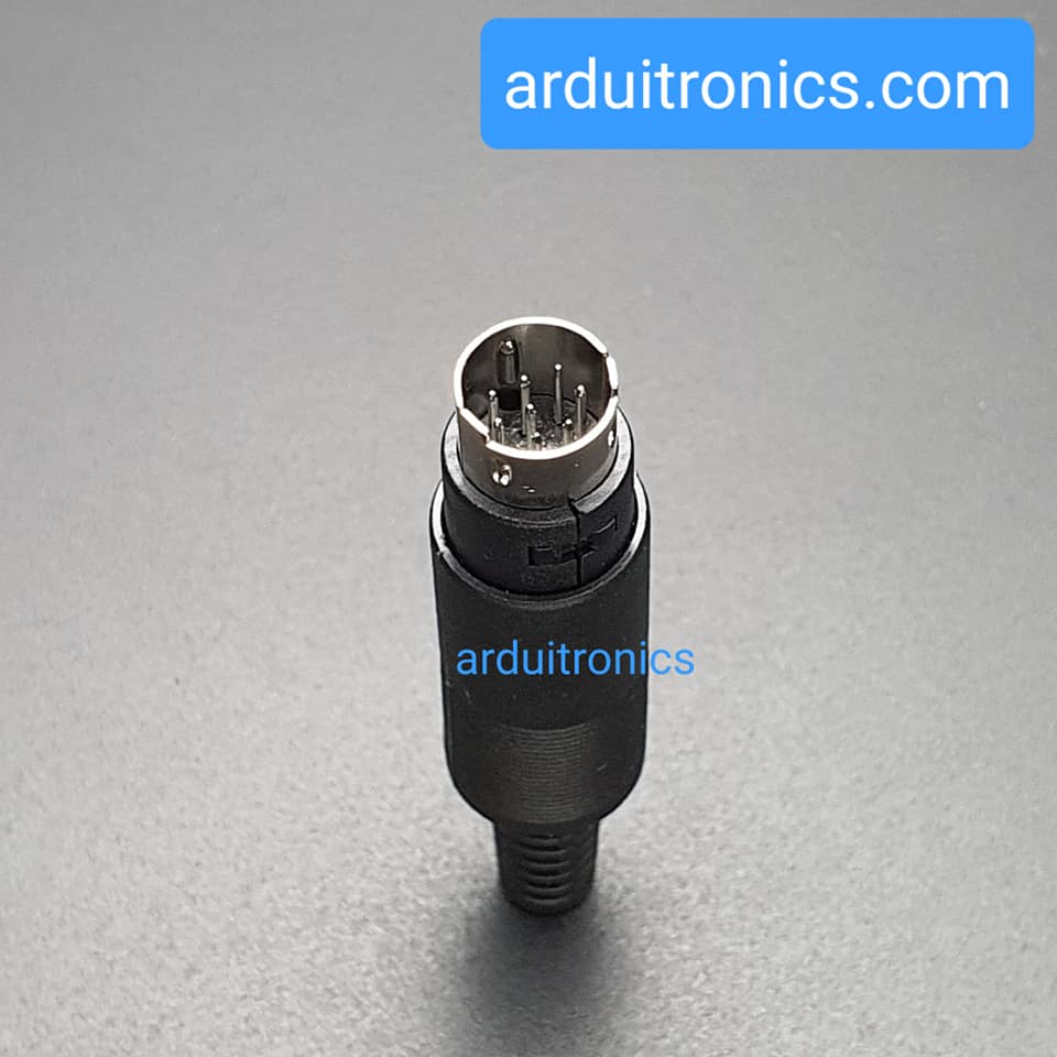 PLC 8-Pin Male Head (Round Head 8-Pin MD8)