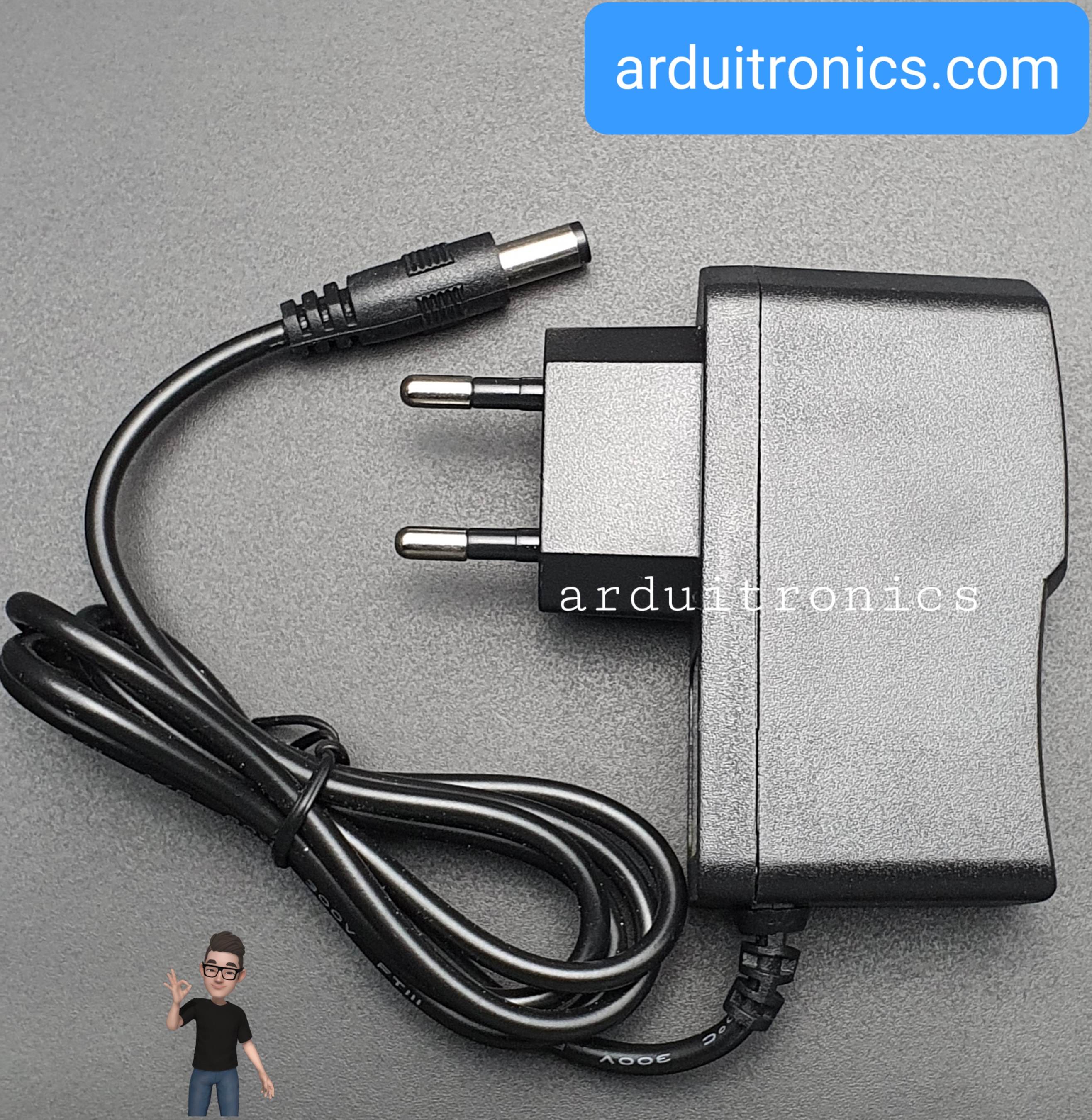 USB Power Supply Adapter 5V 2A (ปลั๊กหัวกลม) DC Power Jack
