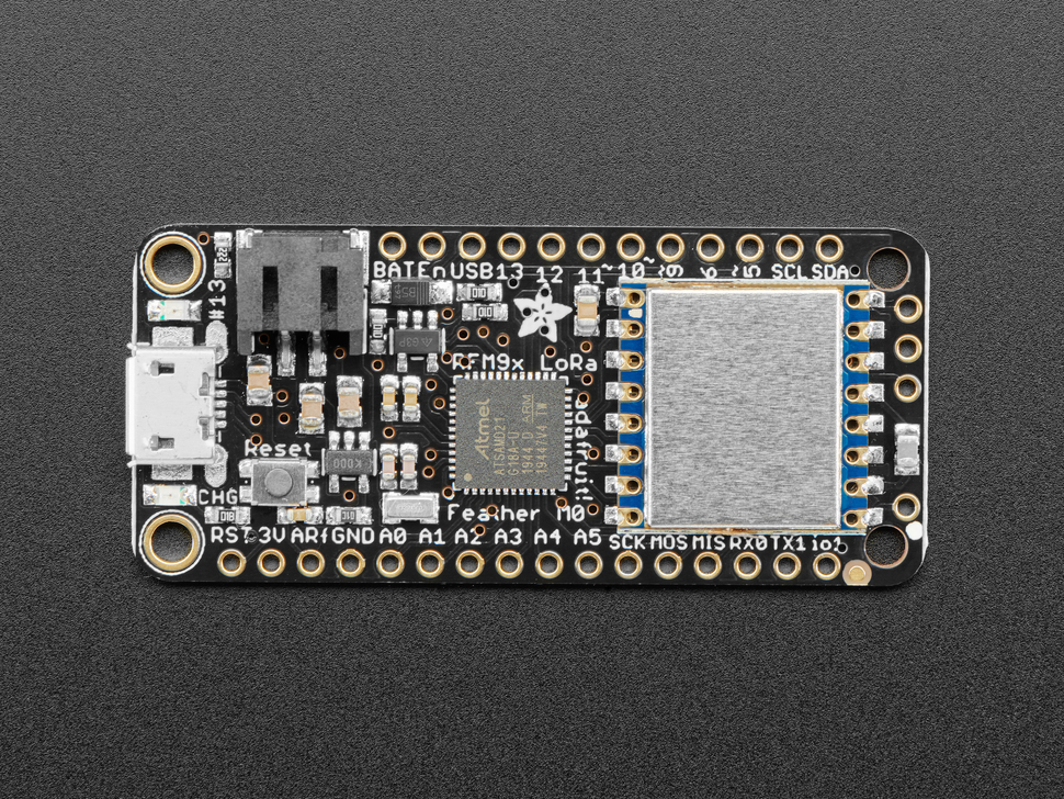 Adafruit Feather M0 RFM96 LoRa Radio - 433MHz - RadioFruit (แท้จาก Adafruit USA)