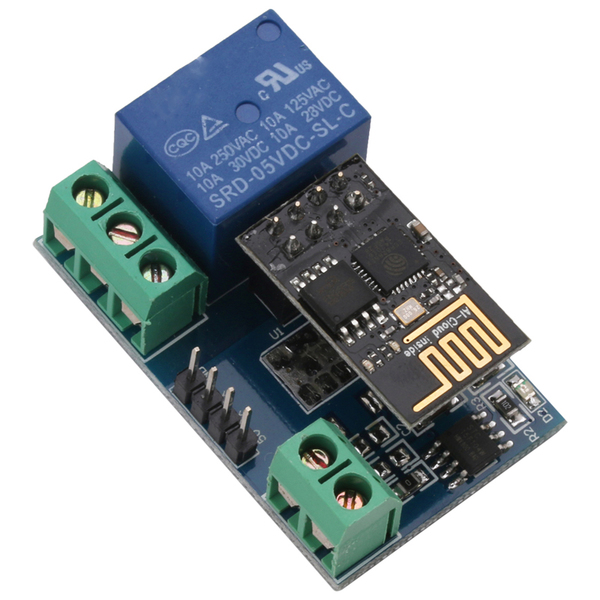 5V 1 Channel Relay with WiFi Module (ESP8266) for Smart Home (สินค้ามาพร้อมกับ ESP-01 โมดูล)