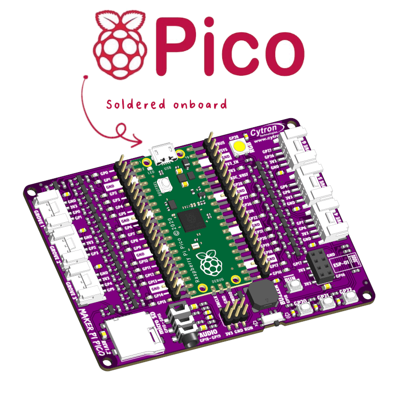 Maker Pi Pico: Simplifying Raspberry Pi Pico for Beginners