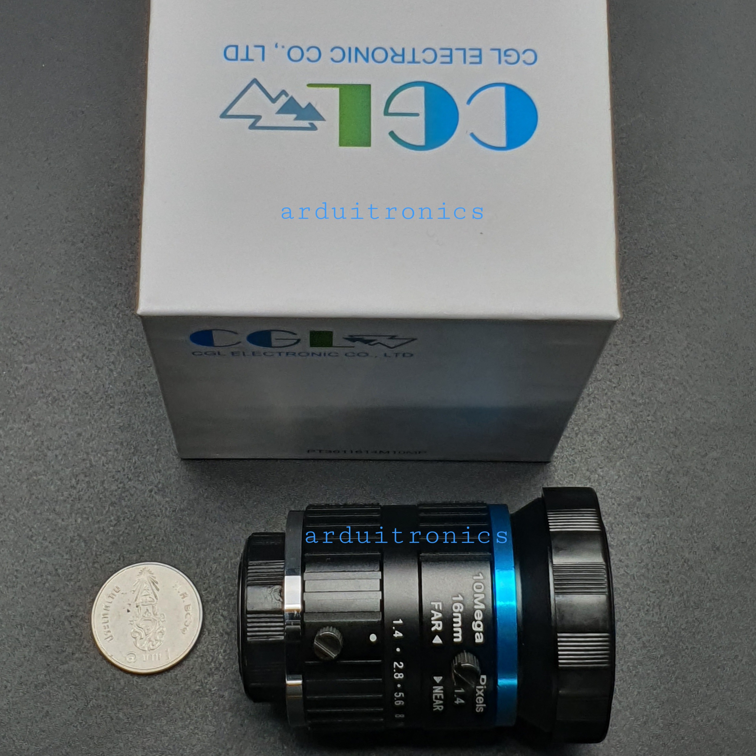 16mm Telephoto Lens for Raspberry Pi High Quality Camera with C-Mount (seeedstudio)