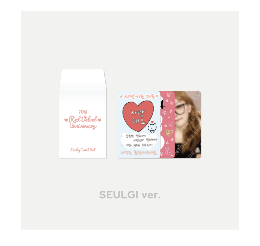 Red Velvet - Red Velvet 10th Anniversary -Lucky Card แบบ Seulgi