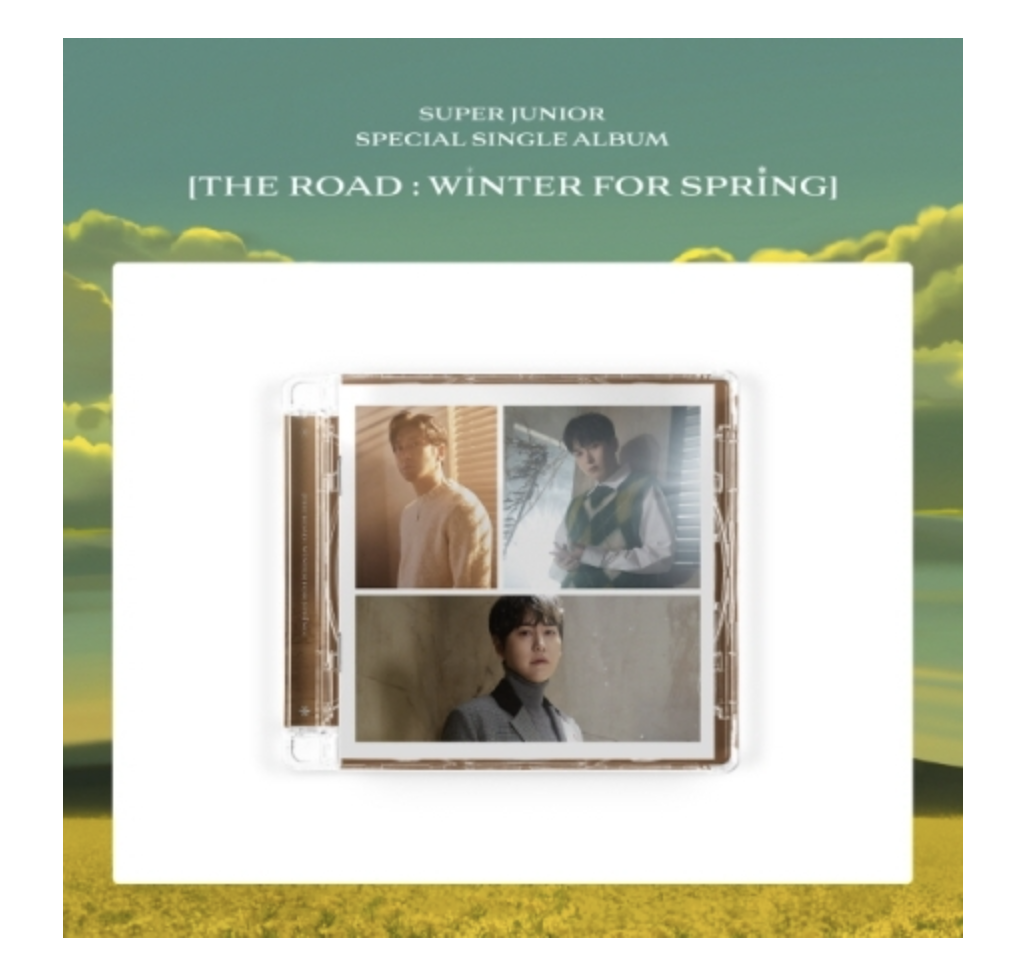 Super Junior - Special Single Album [The Road : Winter for Spring ] Limited Edition หน้าปก A ver - ส่ง เครืองบิน