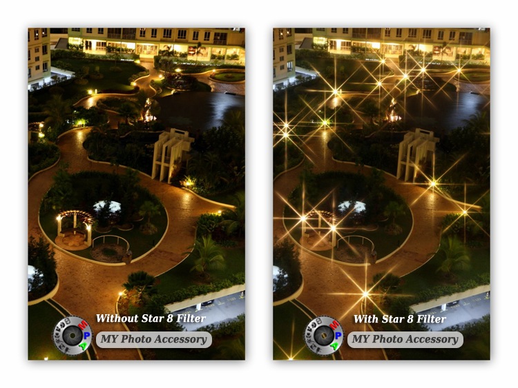 37mm มิลิเมตร STAR Lens FILTER เลนส์ฟิลเตอร์ดาว 8 แฉก