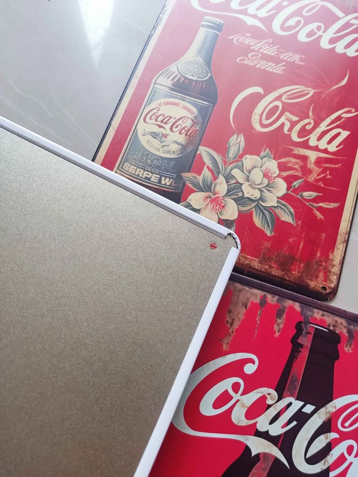 แผ่นป้ายสังกะสีโค๊ก